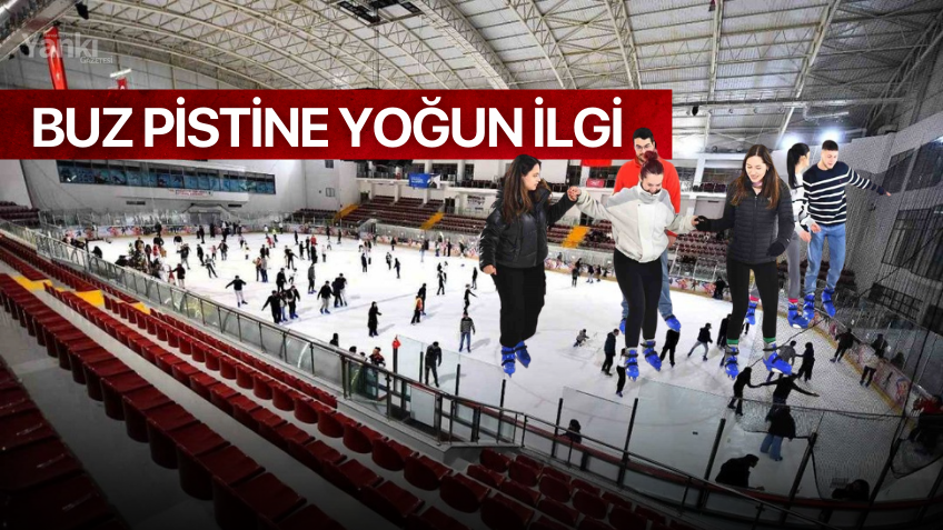 Buz pistine yoğun ilgi