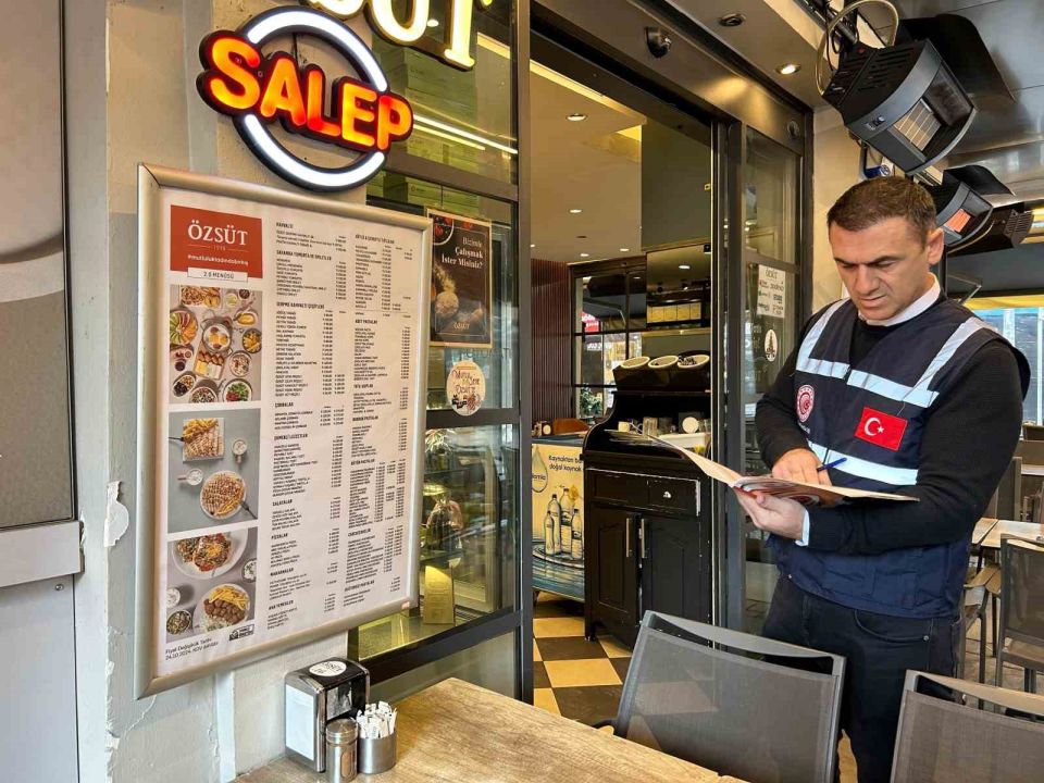 Ticaret Bakanlığı ekiplerinden market ve pastaneleri denetimi