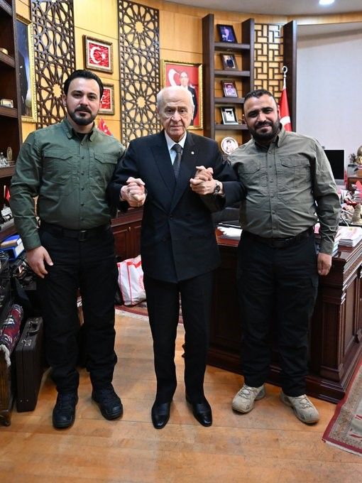 MHP Genel Başkanı Bahçeli, Suriye’den gelen heyeti kabul etti