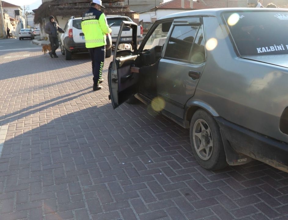 Jandarmadan trafik denetimi