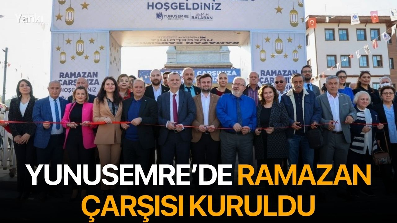 Yunusemre’de Ramazan Çarşısı kuruldu
