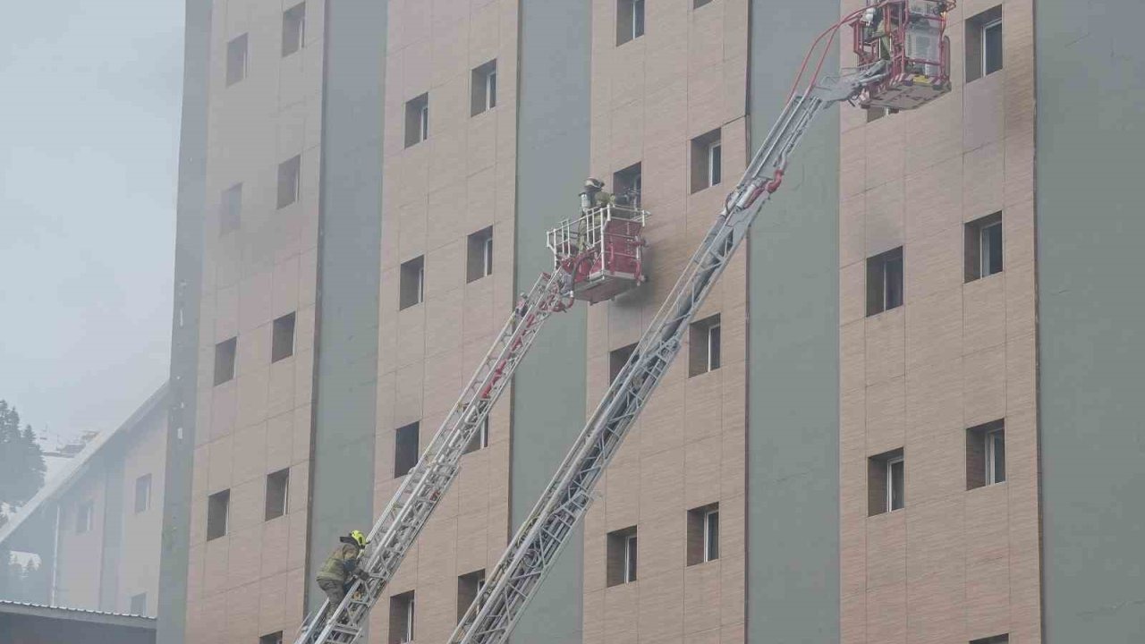 Uludağ’da Kervansaray Otel’de yangın
