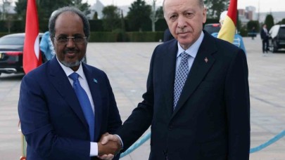 Cumhurbaşkanı Erdoğan, Somali Cumhurbaşkanı Şeyh Mahmud ile görüştü