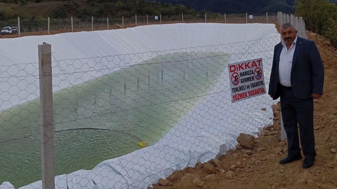 Su sıkıntısına karşı kendi imkanlarıyla çözüm