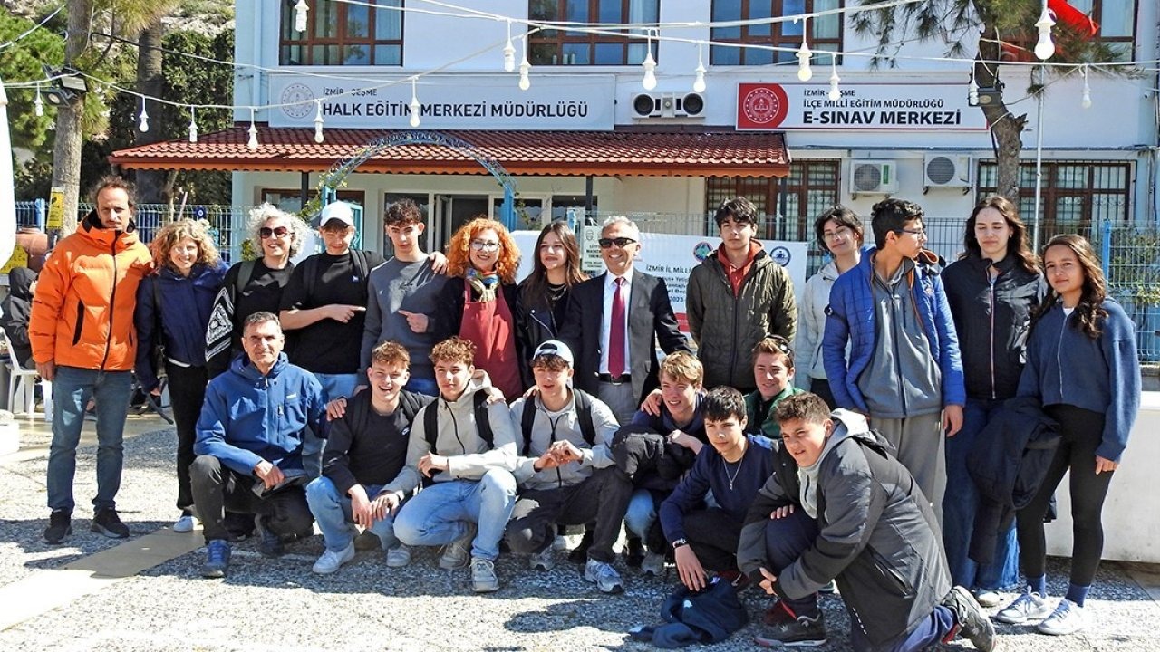 Hollandalı öğrenciler, Çeşme’de Türk ailelere misafir oldu