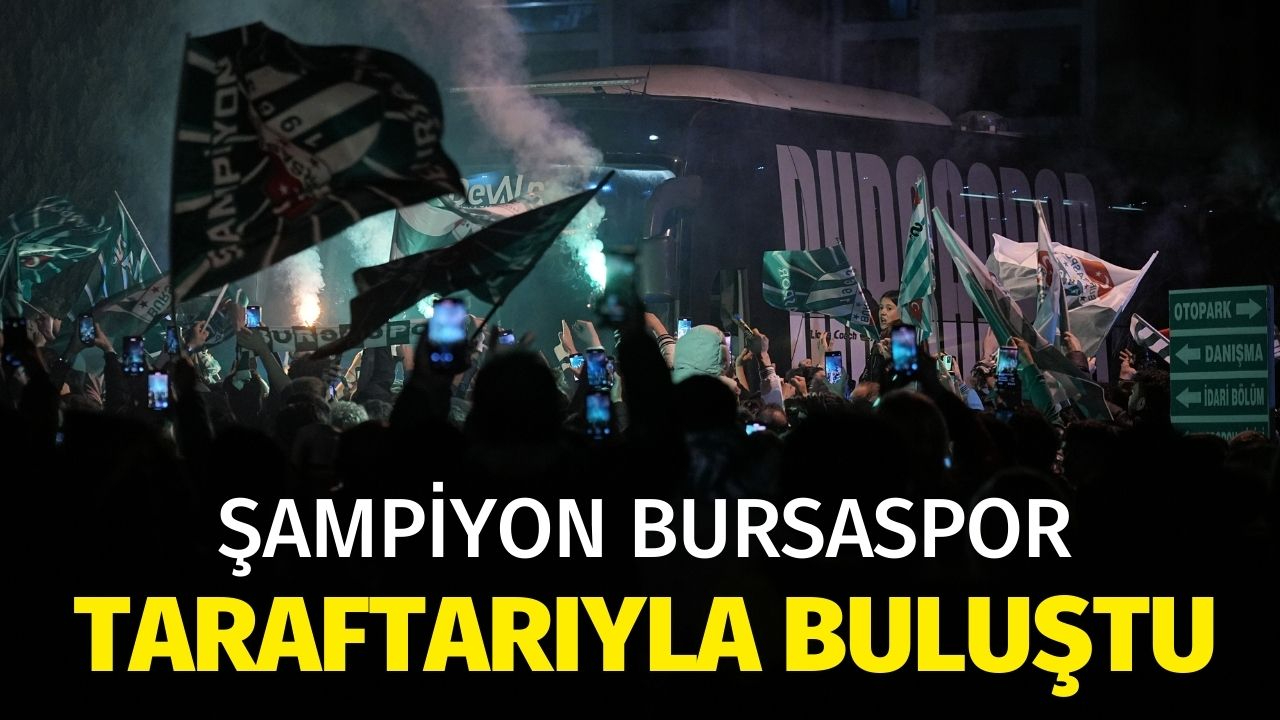 Bursaspor taraftarıyla buluştu