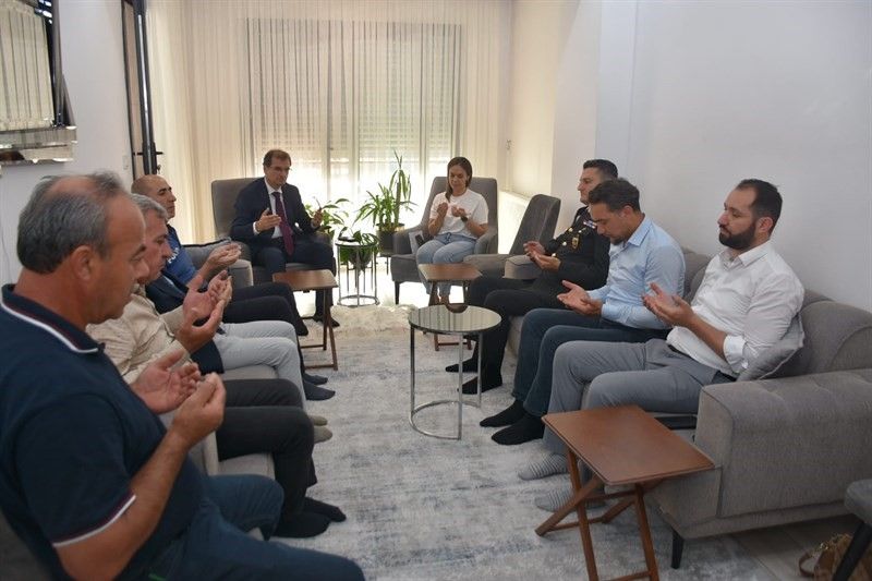 Salihli’de şehit aileleri Kurban Bayramı’nda unutulmadı