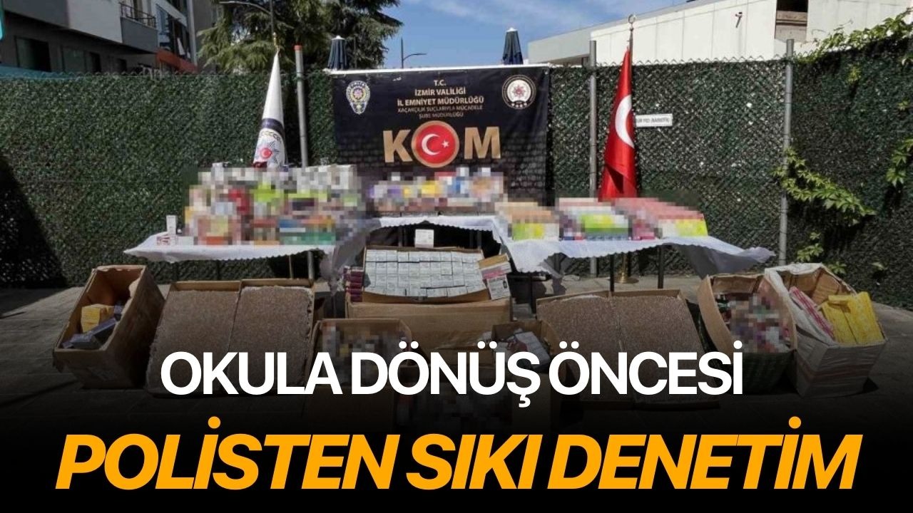 Okula dönüş öncesi polisten sıkı denetim