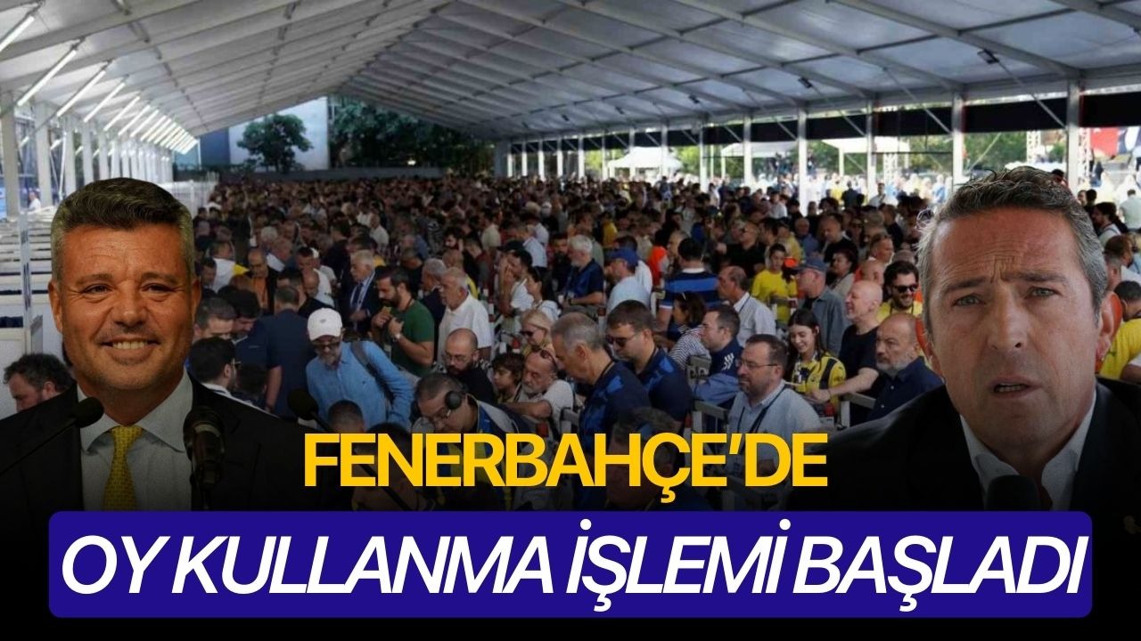 Fenerbahçe’de oy kullanma işlemi başladı