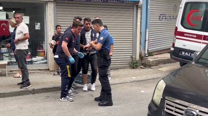 İhbara giden polislerin üzerine pitbull cinsi köpeğini saldı: 2 polis yaralandı!