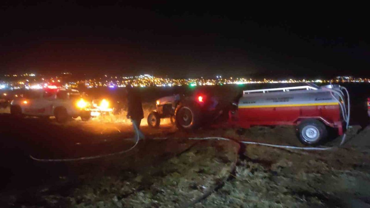 Cunda Adası’nda korkutan makilik yangını