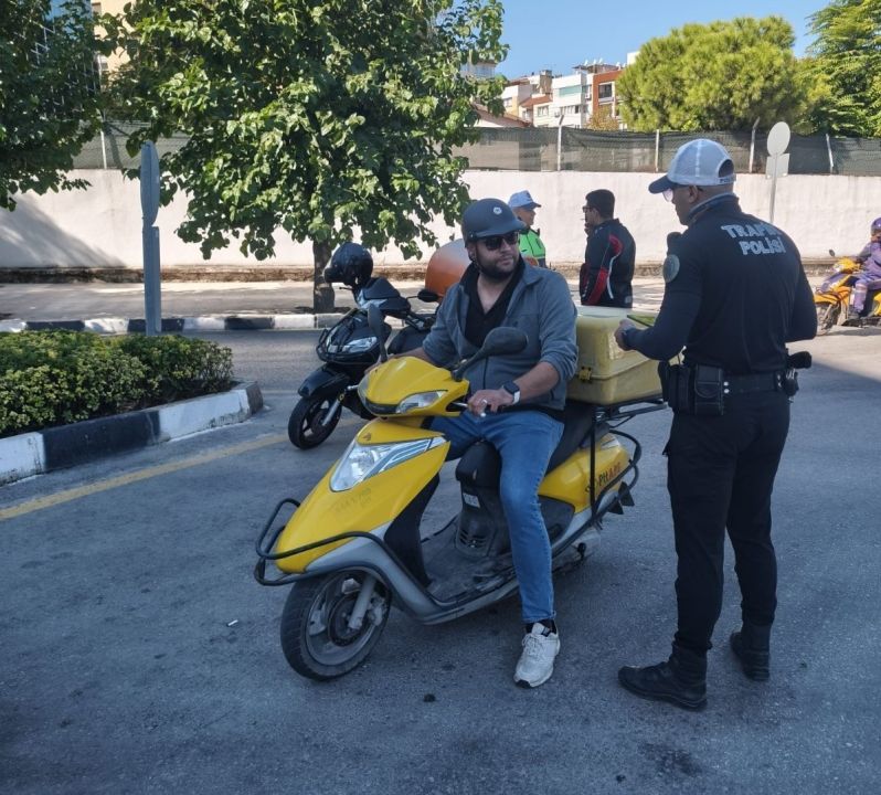 Turgutlu ve Manisa genelinde motosiklet ve motorlu bisikletlere denetim