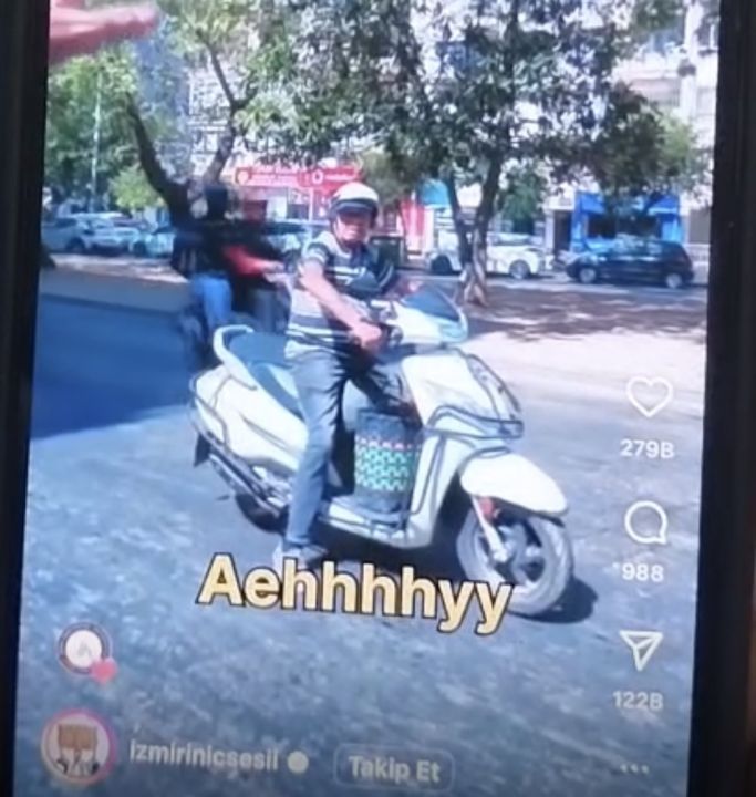 Yayalara korku dolu anlar yaşattı, paylaşım yapınca yakalandı!