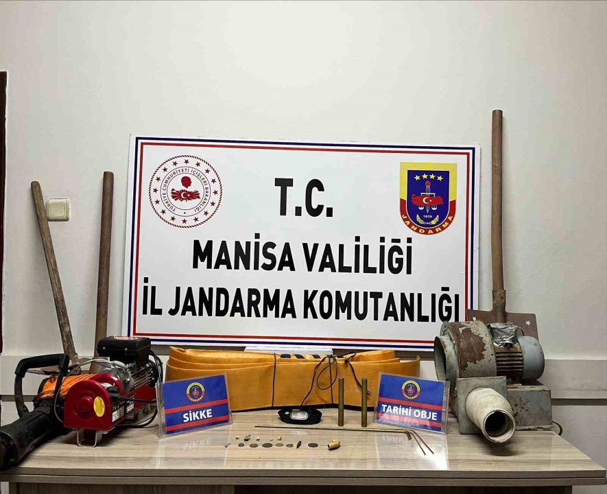 İlçede Jandarmadan kaçak kazıya suçüstü