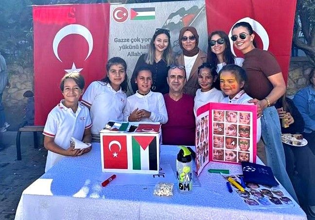 Namık Kemal İlkokulu öğrencileri Gazze için seferber oldu