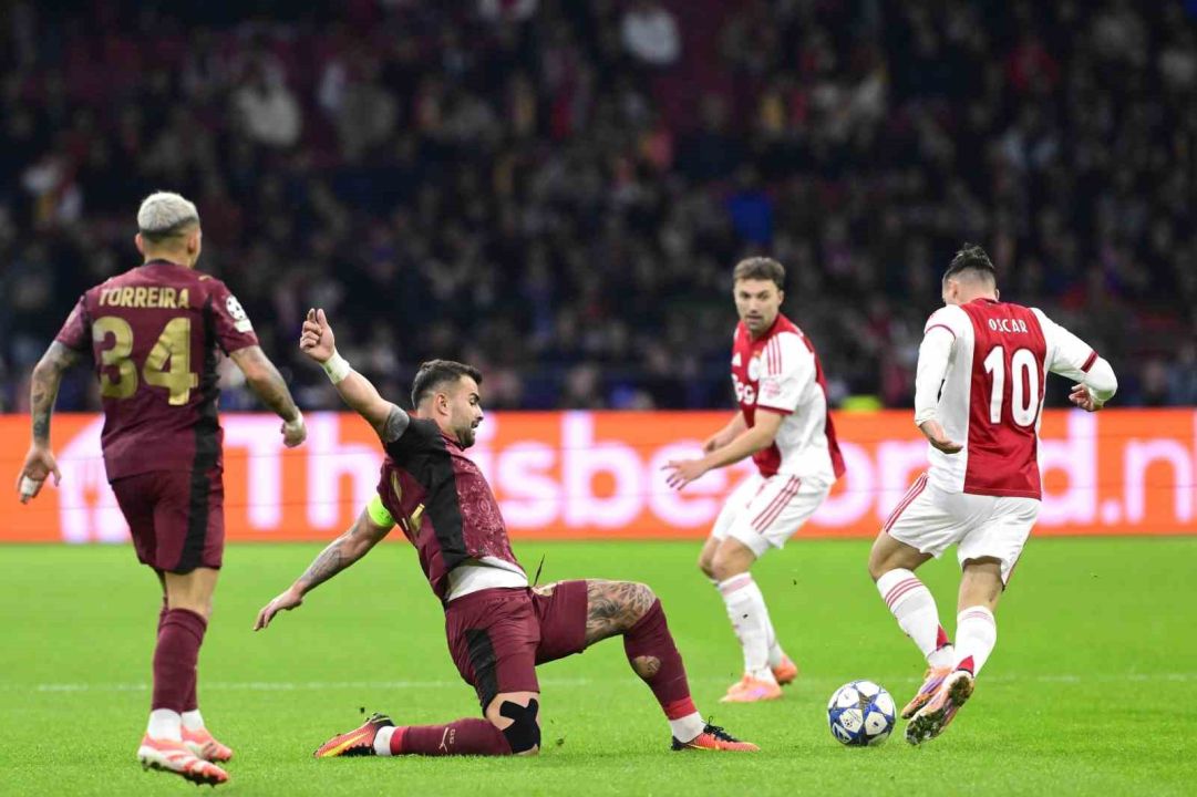 UEFA Şampiyonlar Lig: Ajax: 0 - Galatasaray: 0 (İlk yarı maçtan kareler)