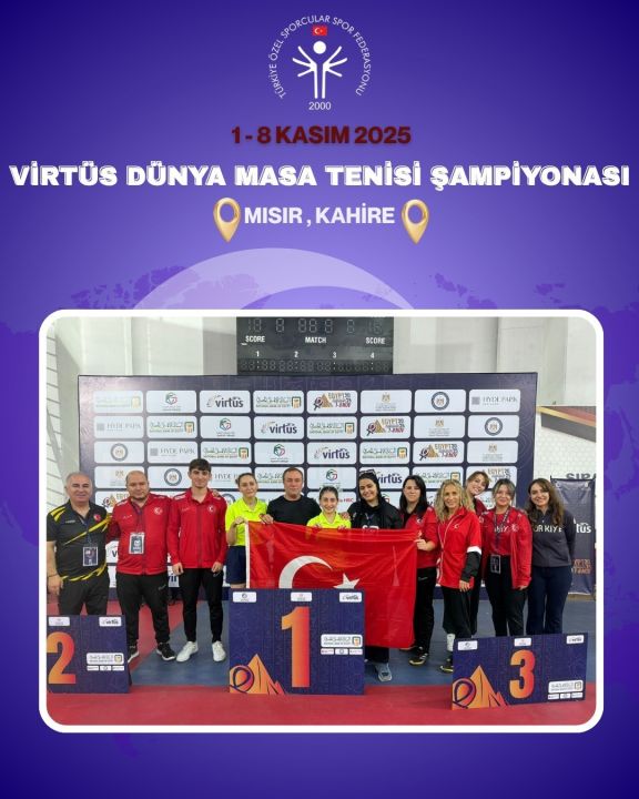 Özel Sporcular Para Masa Tenisi Mili Takımı, Dünya şampiyonu