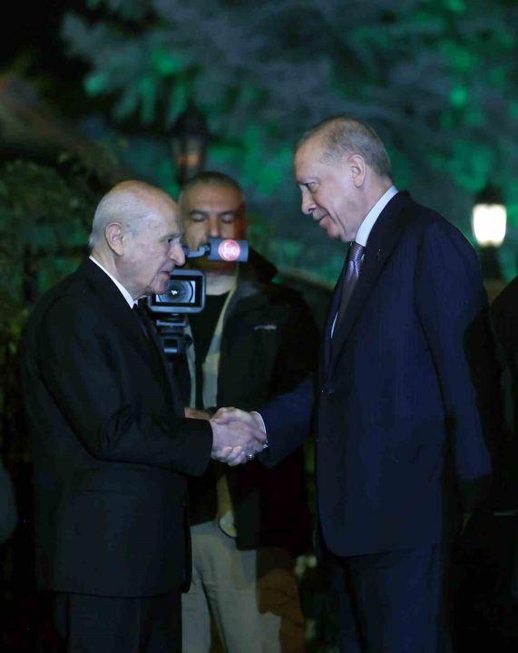 Cumhurbaşkanı Erdoğan, MHP Lideri Bahçeli ile bir araya geldi