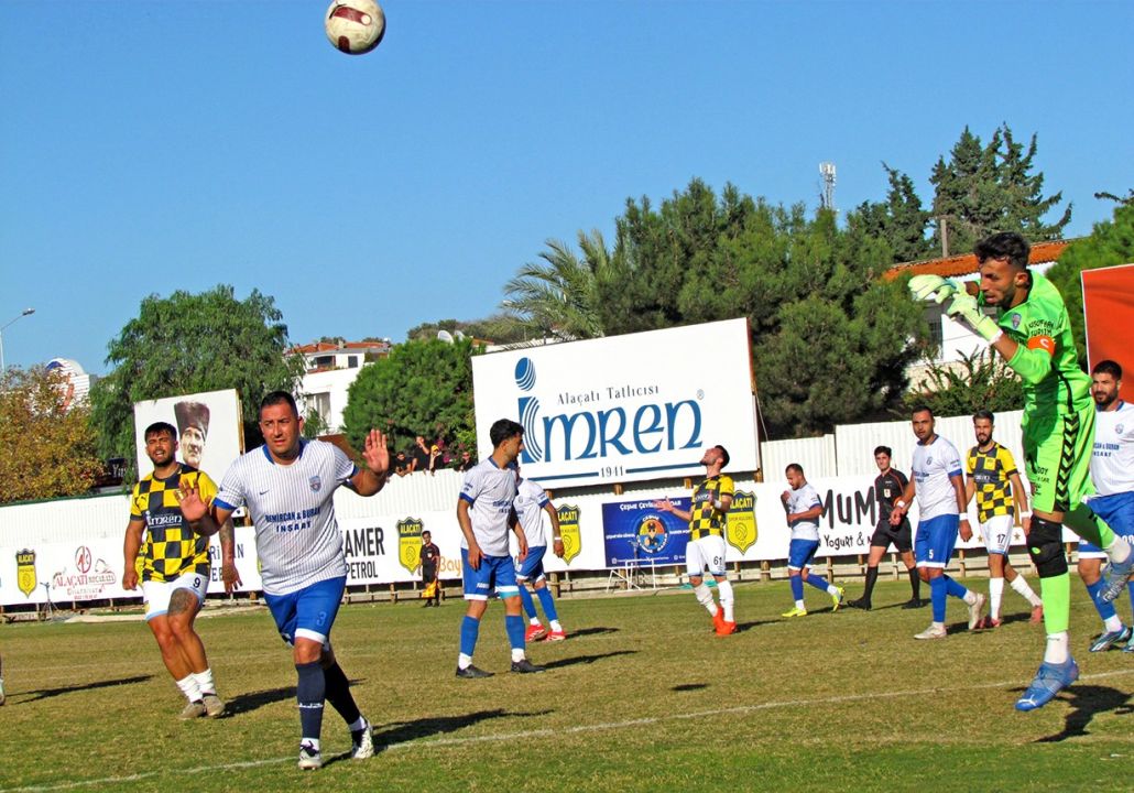 İmren Alaçatıspor, 90. dakikada gelen golle 3 puanı aldı