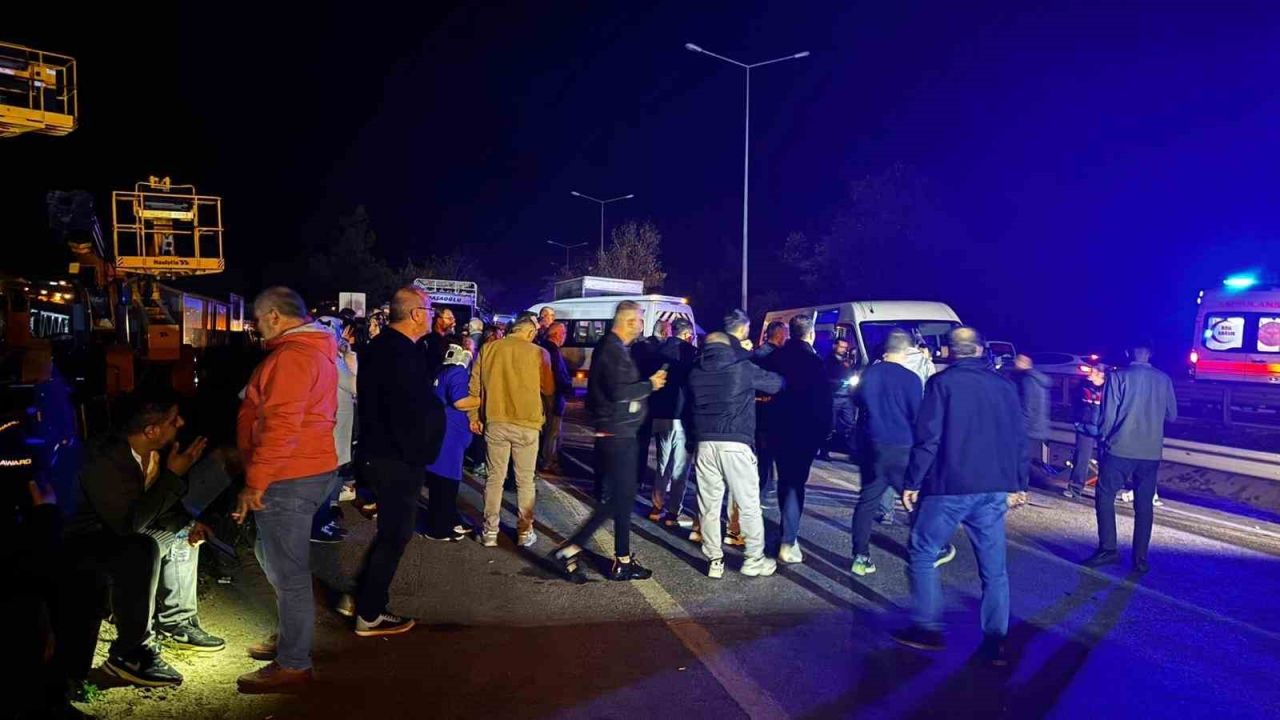 Zincirleme kaza: 1 ölü, 13 yaralı!