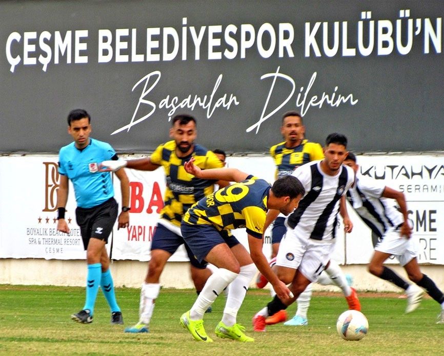 Çeşme’de derbi mücadelesinde gol sesi çıkmadı