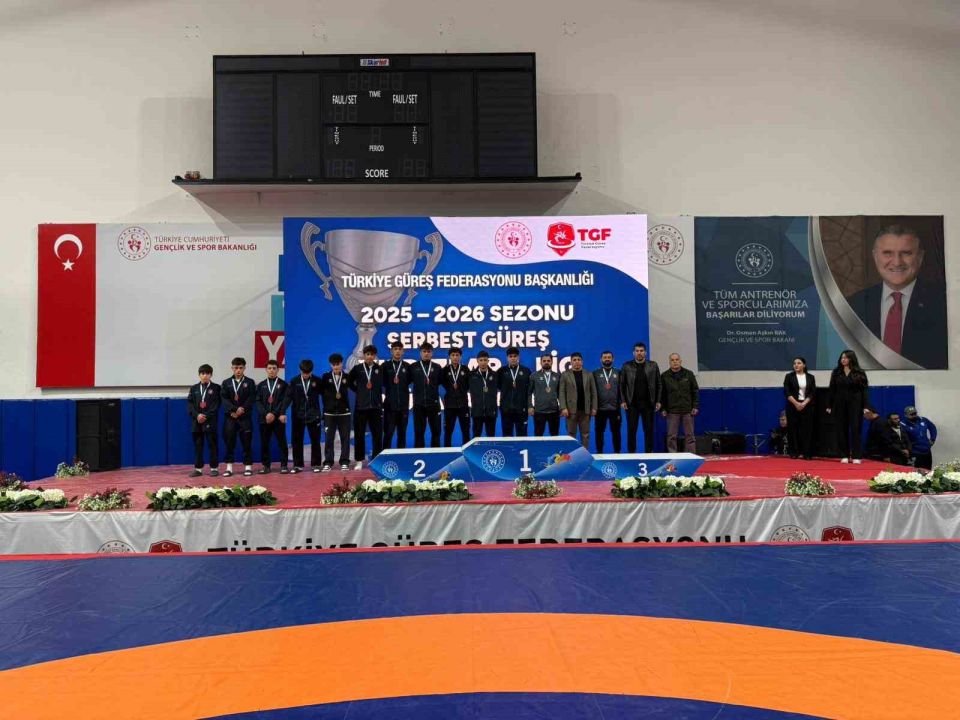 Serbest Güreş Yıldızlar Ligi müsabakaları tamamlandı