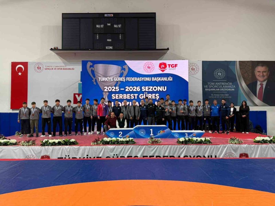 Serbest Güreş Yıldızlar Ligi müsabakaları tamamlandı