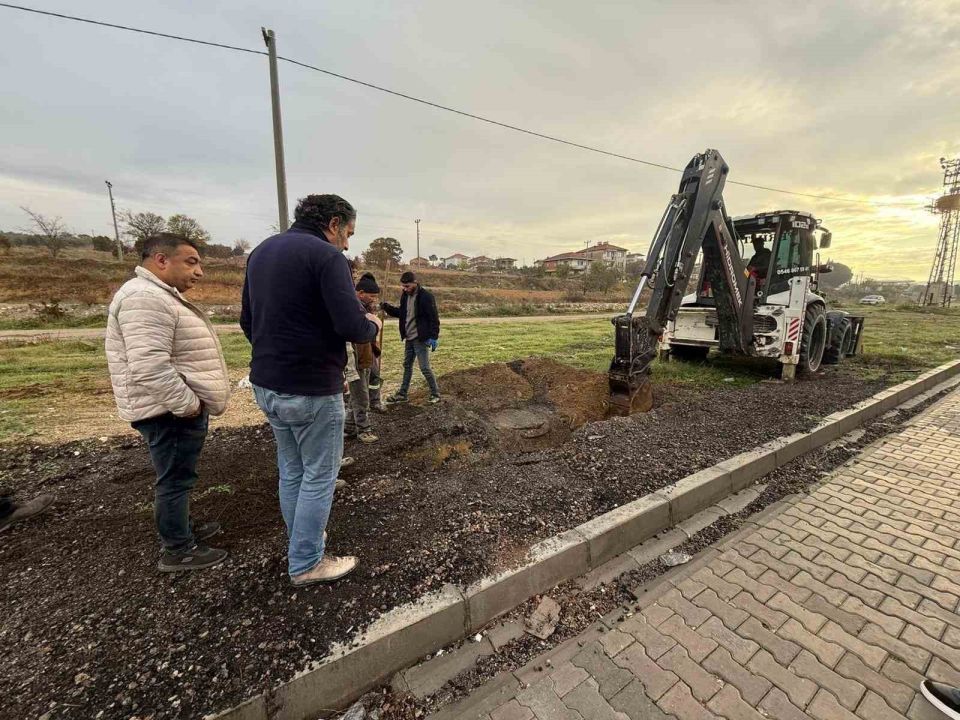 Manisa'nın o ilçesinde doğalgaz için ilk kazma vuruldu