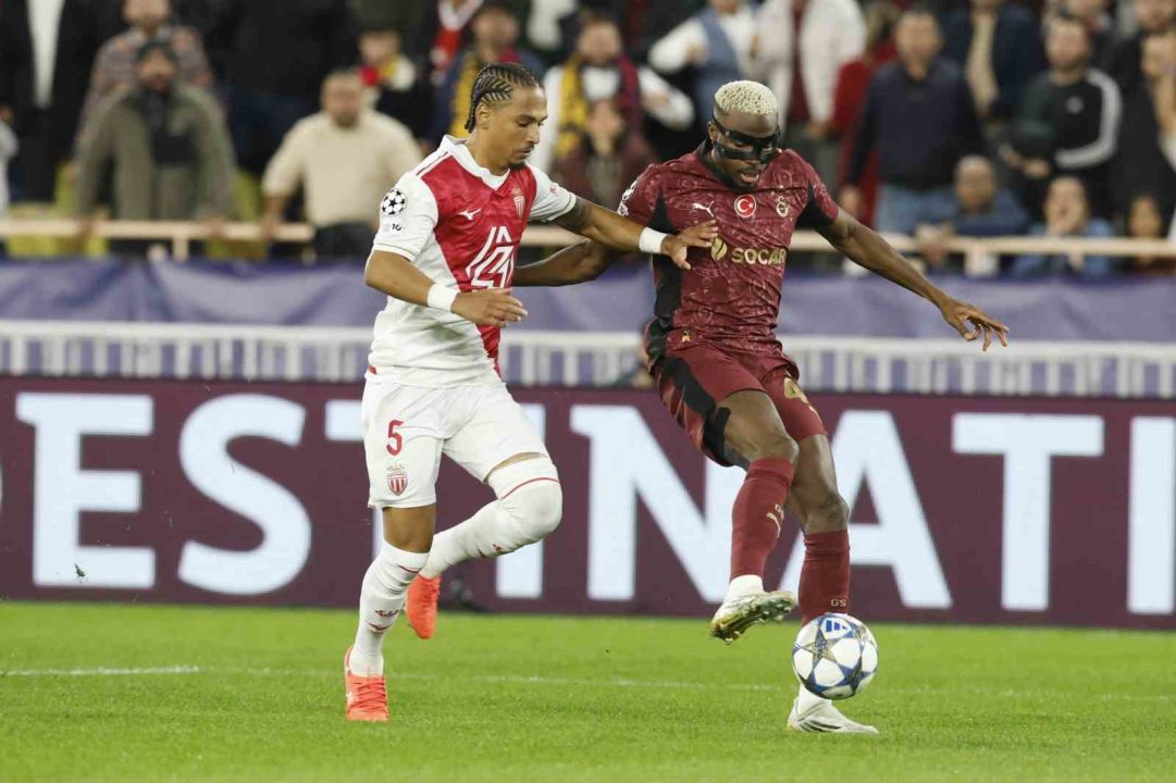 UEFA Şampiyonlar Ligi: Monaco: 0 - Galatasaray: 0 (İlk yarıdan kareler)
