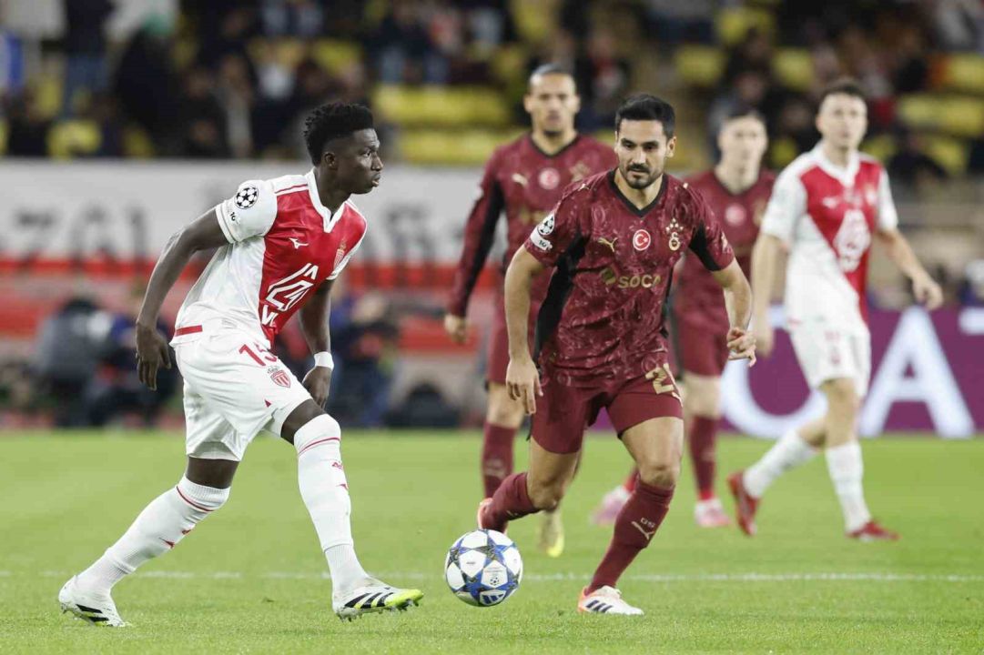 UEFA Şampiyonlar Ligi: Monaco: 0 - Galatasaray: 0 (İlk yarıdan kareler)