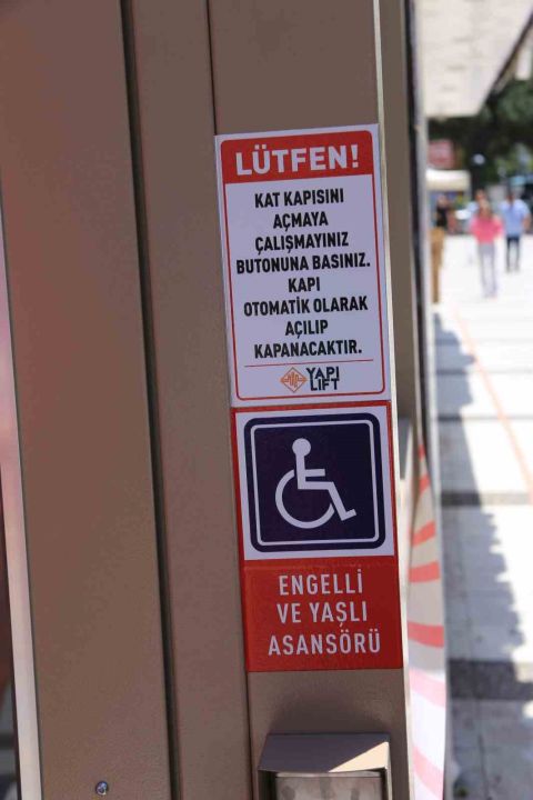 Hayırseverden Yarhasanlar Camii’ne asansör