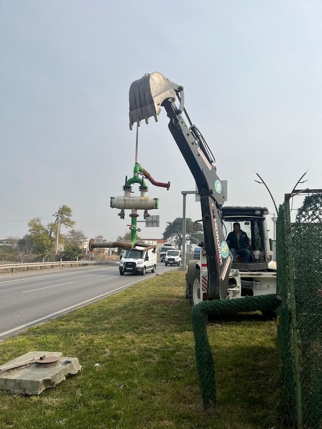 Manisa'da sulama sistemlerine bakım çalışması