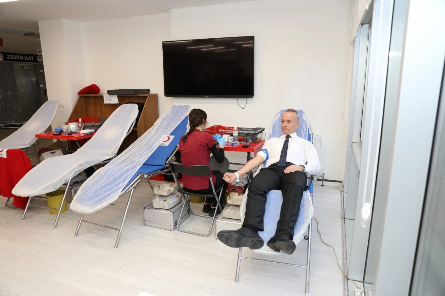 Manisa Tarım İl Müdürlüğü personellerinden kan bağışı