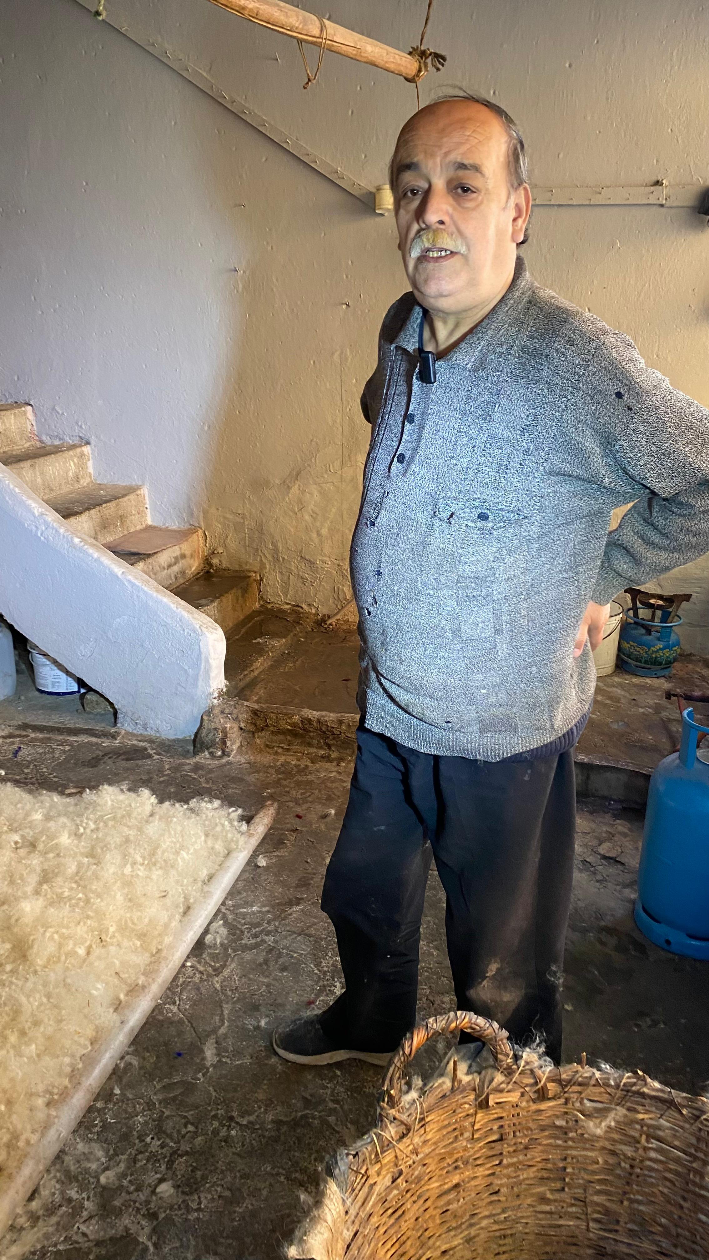 Keçecilik mesleğini Turgutlu’da 50 yıldır yaşatıyor