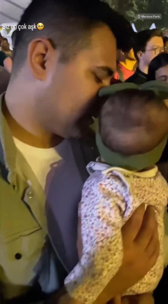 Şehitten geriye, 8 aylık kızı ile dans ettiği görüntü kaldı