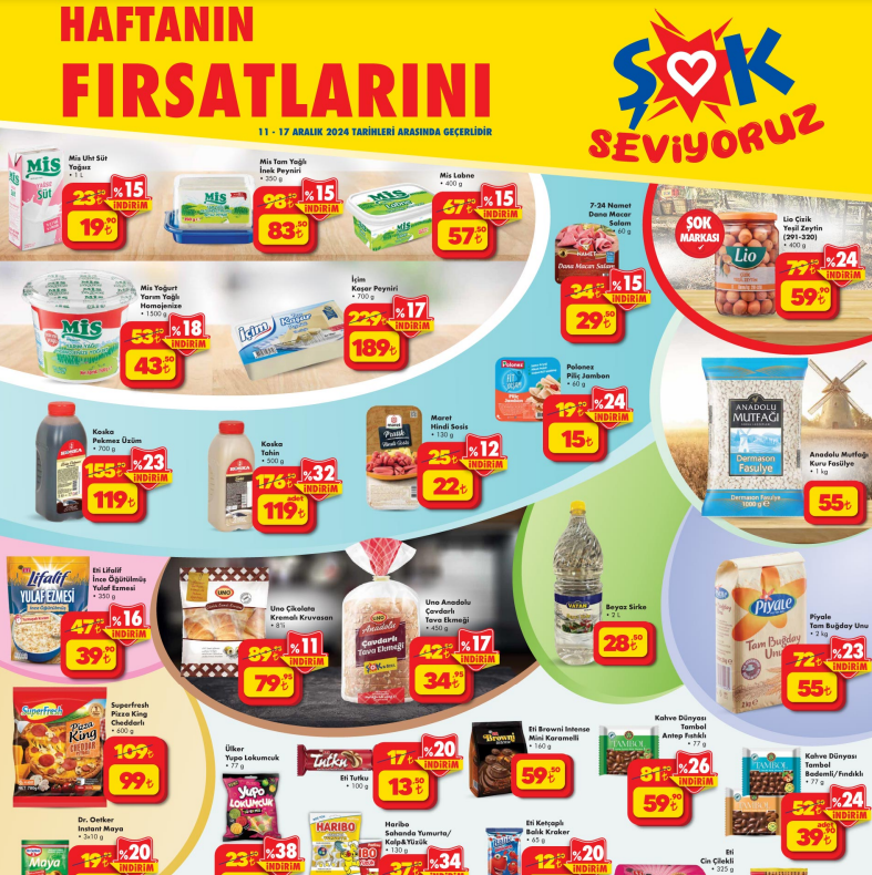 Bu hafta Şok'ta hangi ürünler indirimde?