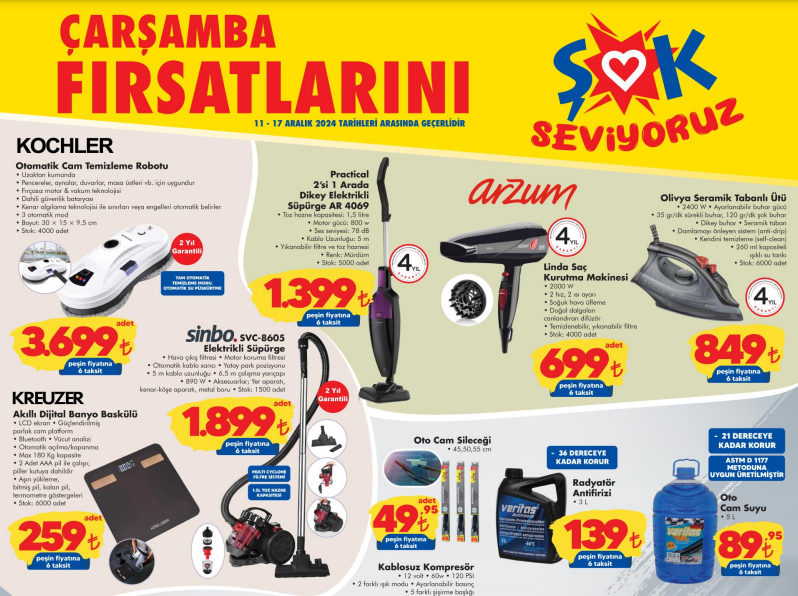 Bu hafta Şok'ta hangi ürünler indirimde?