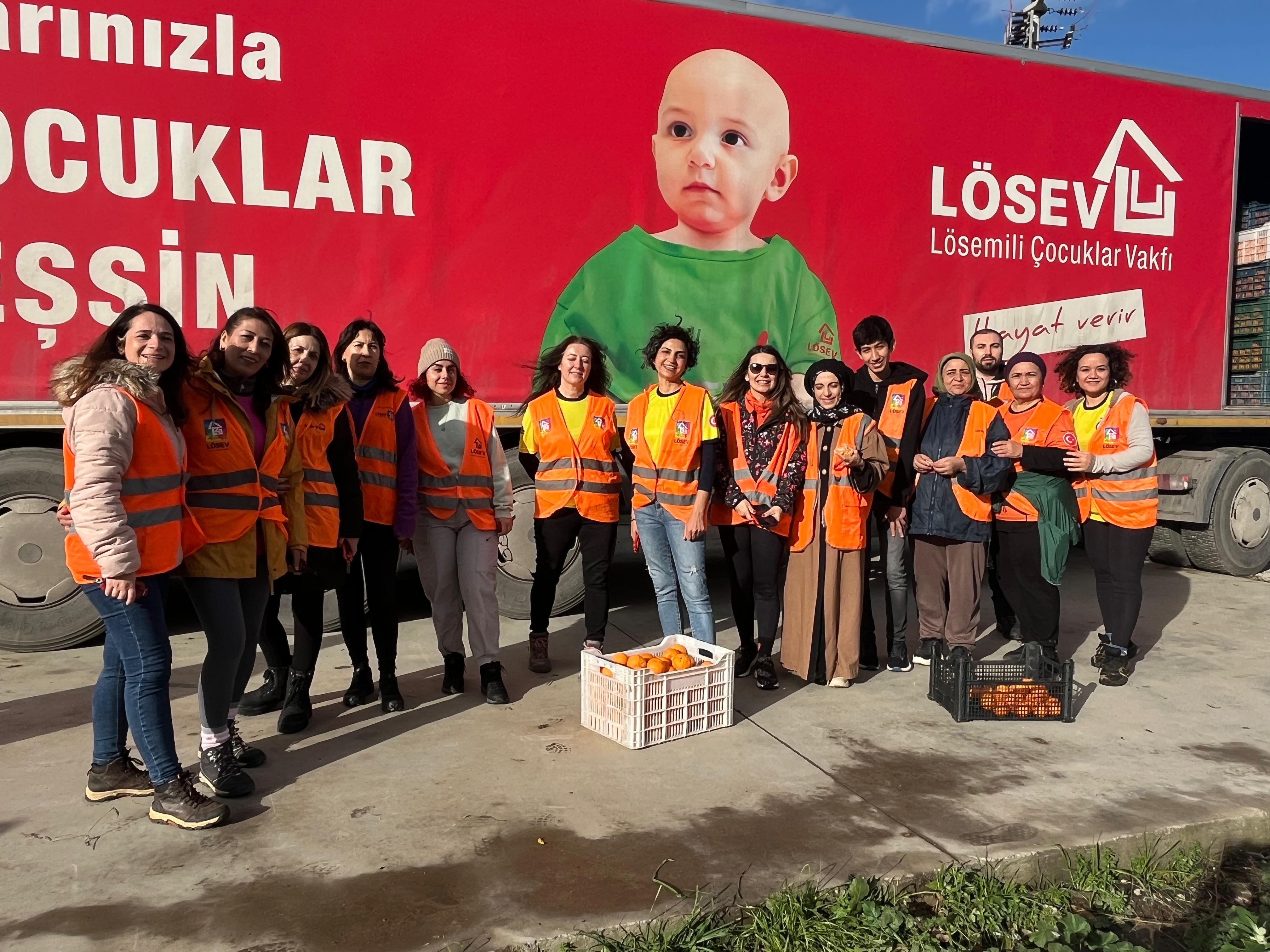 Zirve Dağcılık, LÖSEV’in iyilik hasadına katıldı