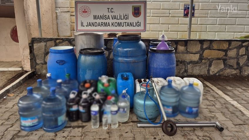 Manisa'da Operasyon: Çok Sayıda Sahte Alkol Ele Geçirildi!