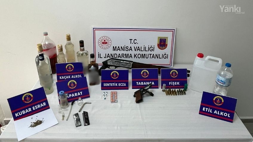 Manisa'da Operasyon: Çok Sayıda Sahte Alkol Ele Geçirildi!