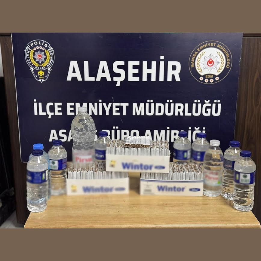 Turgutlu ve 7 diğer ilçede  kaçak alkol operasyonu!