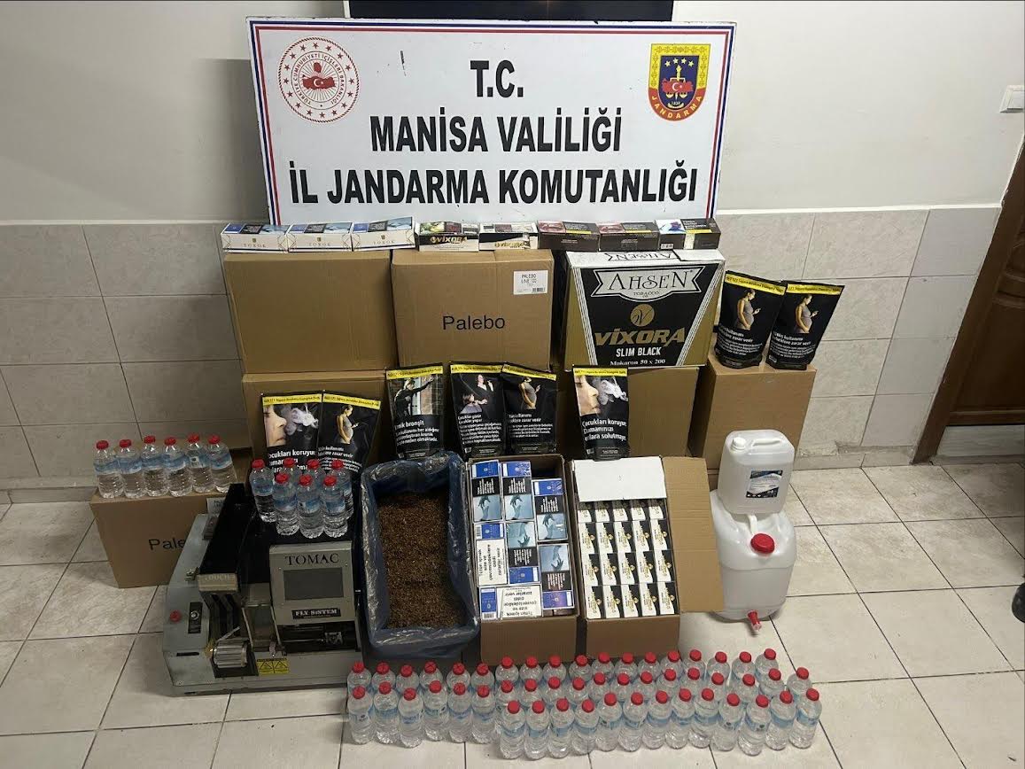 Manisa'da Kaçak Sigara ve Alkol Operasyonu: Çok sayıda ele geçirildi!