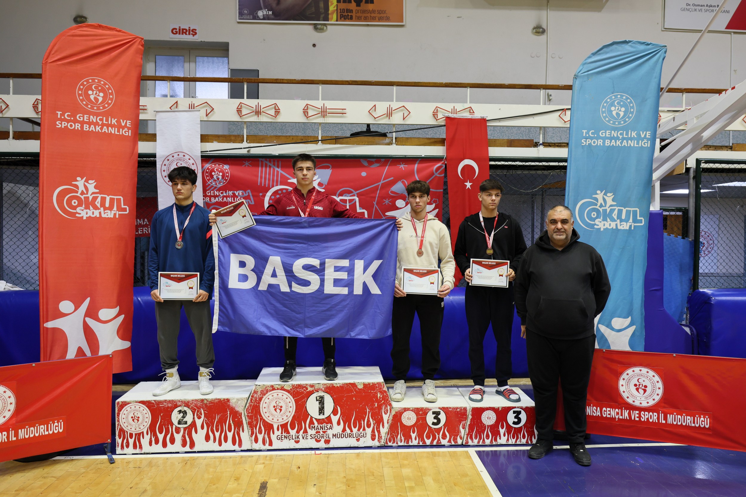 Manisa Okul Sporları Güreş Grup Müsabakaları Sona Erdi