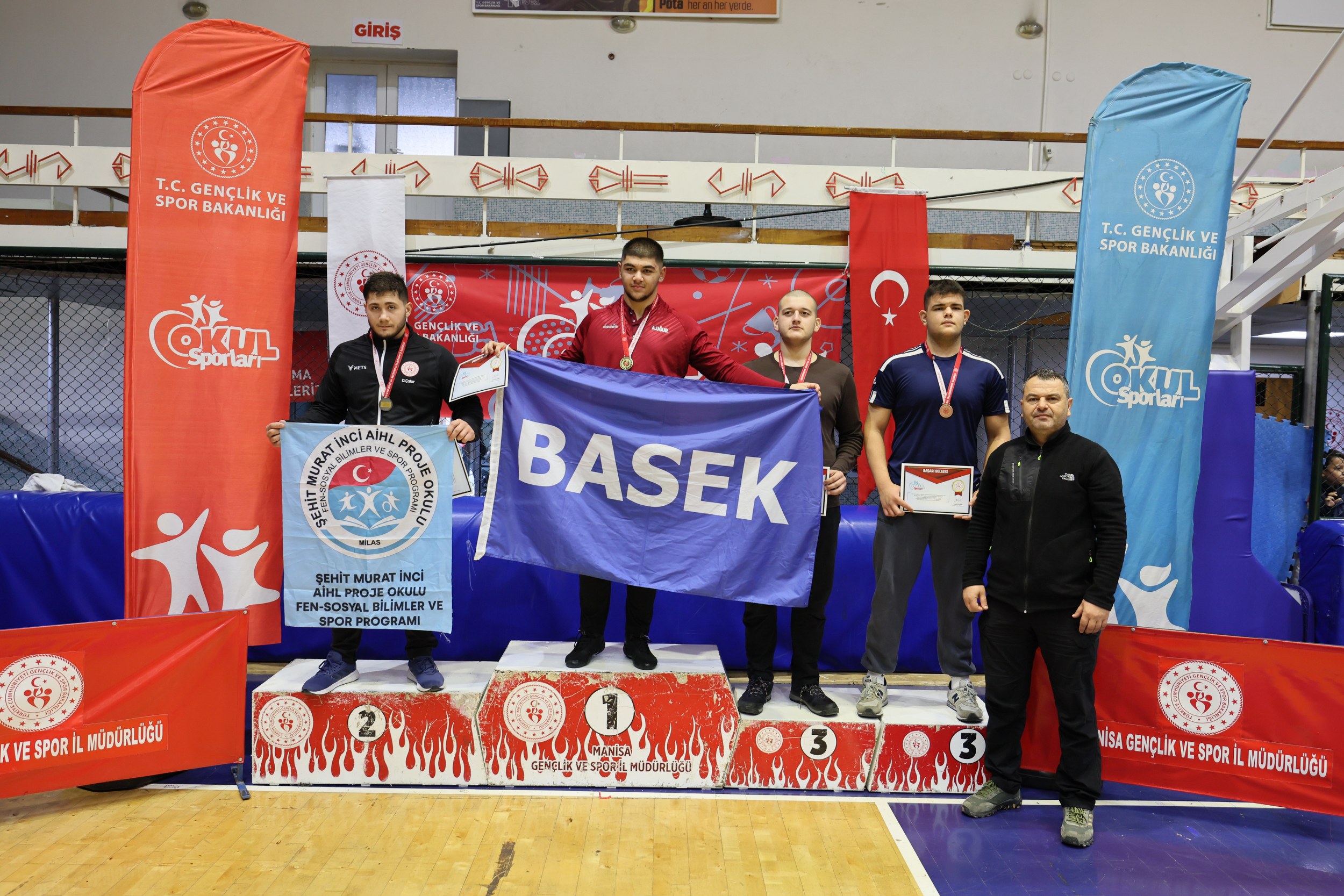 Manisa Okul Sporları Güreş Grup Müsabakaları Sona Erdi