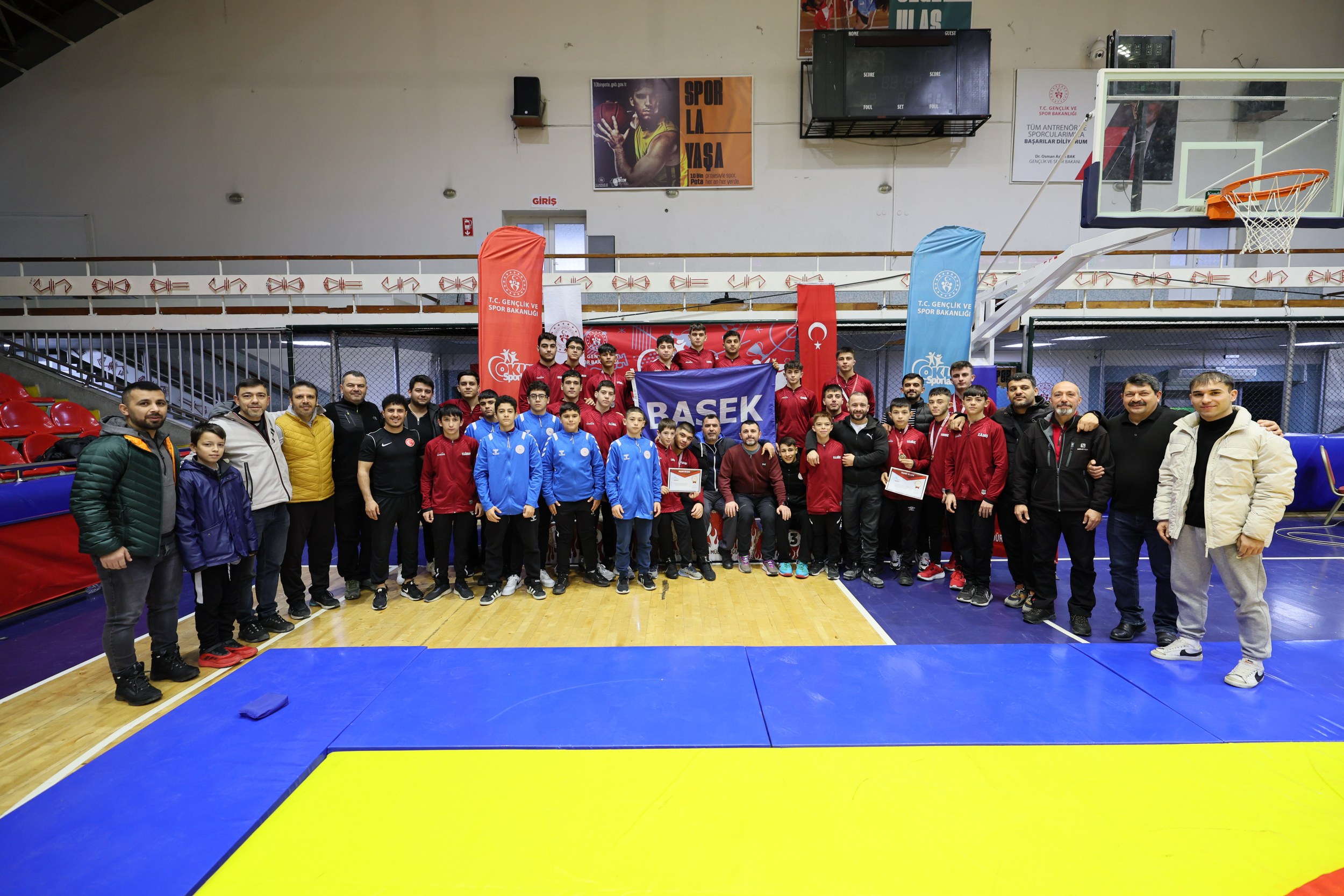 Manisa Okul Sporları Güreş Grup Müsabakaları Sona Erdi