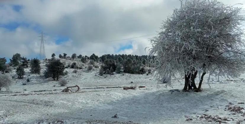 Demirci Büyük Yayla Beyaza Büründü