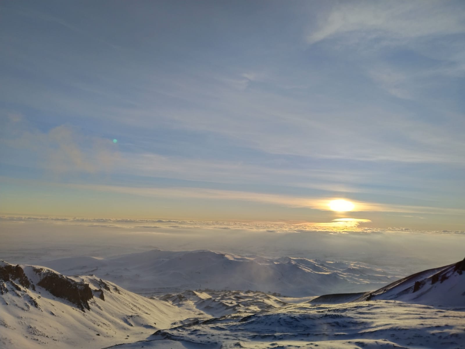 Zirve sporcularının 3917 metrelik Erciyes tırmanışı hikayesi