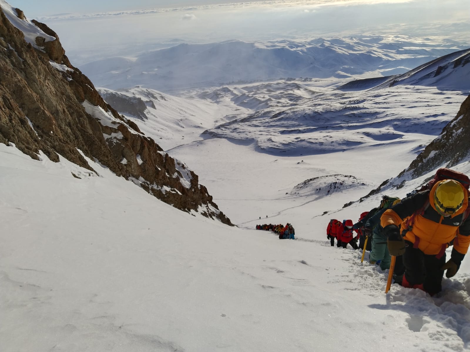 Zirve sporcularının 3917 metrelik Erciyes tırmanışı hikayesi