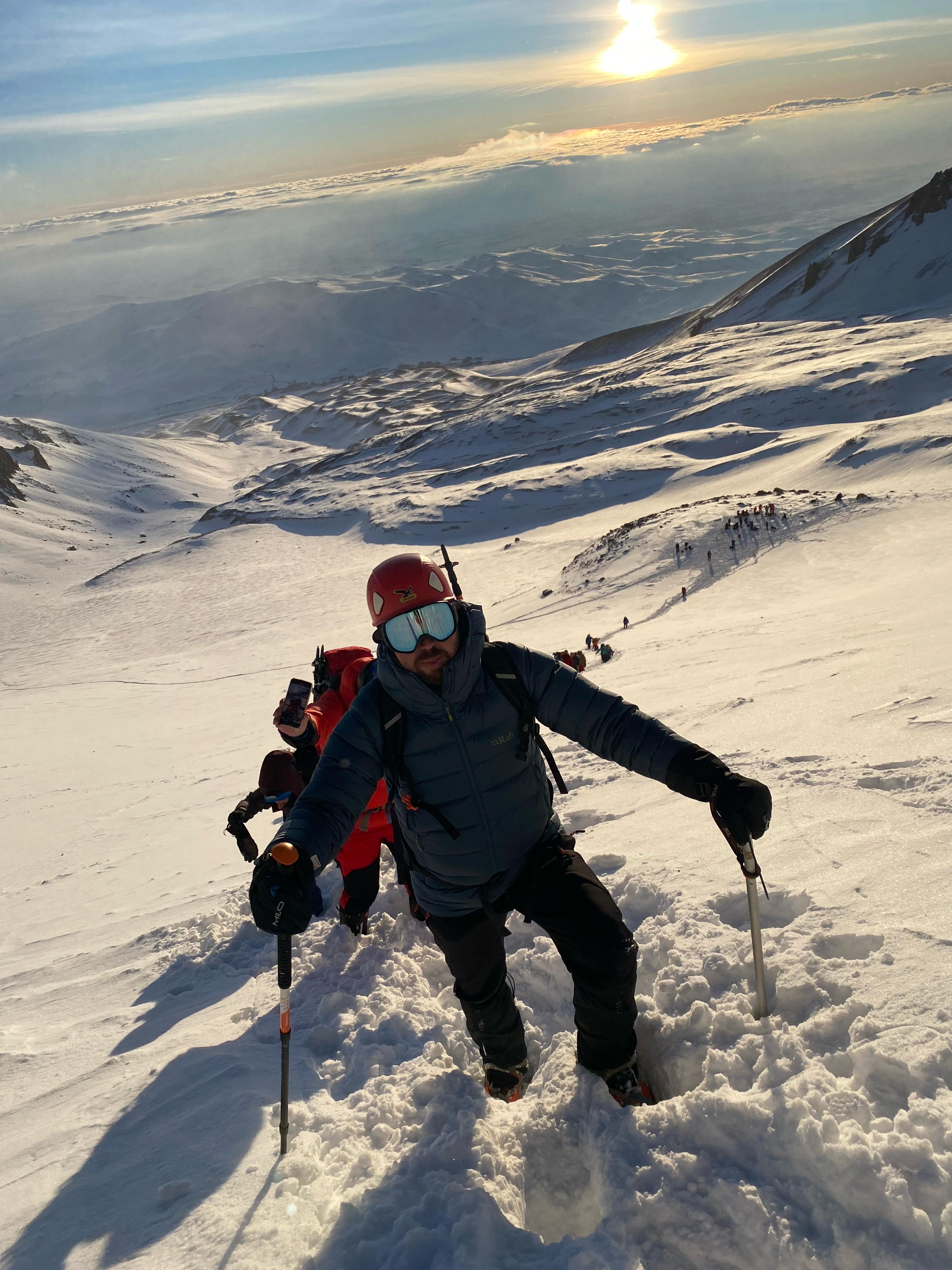Zirve sporcularının 3917 metrelik Erciyes tırmanışı hikayesi