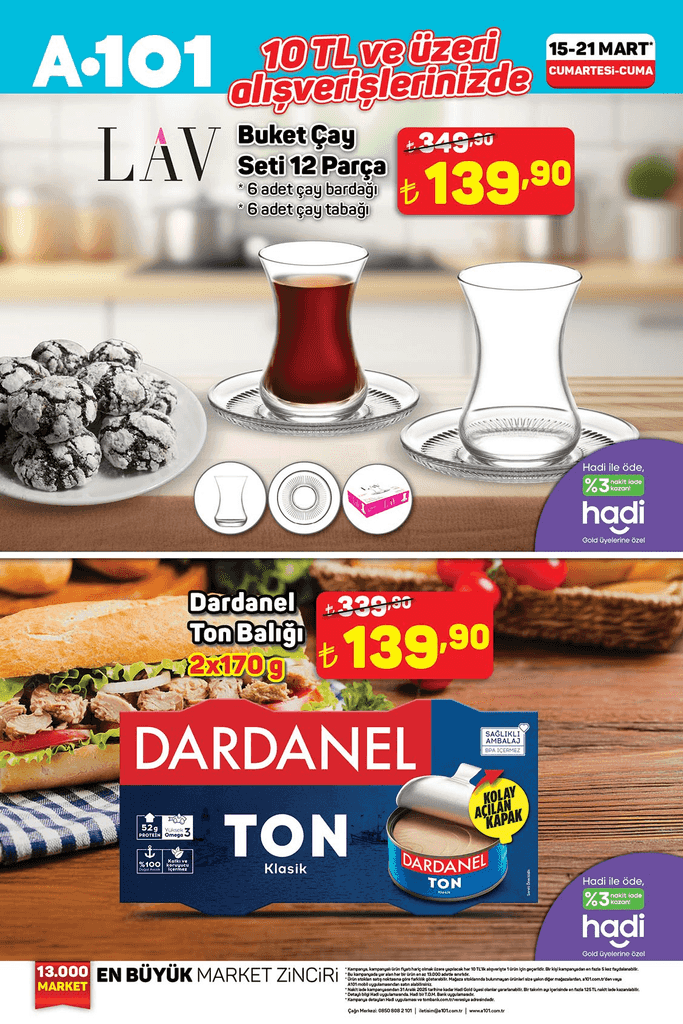 A101'de ''Haftanın Yıldızları'' paylaşıldı